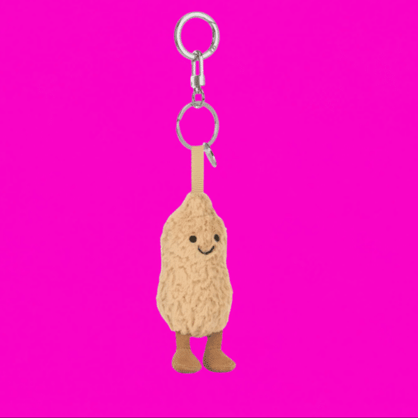 Jellycat Amuseables Peanut Bag Charm Or £20