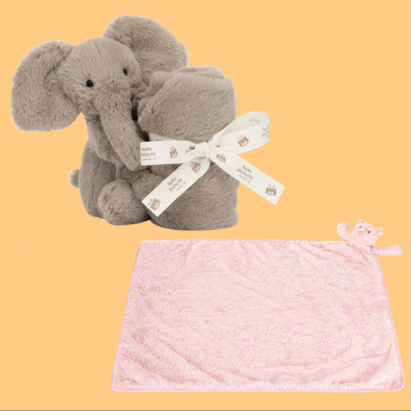 Jellycat Leola Bear Blankie & Smudge Elephant Soother Or £96