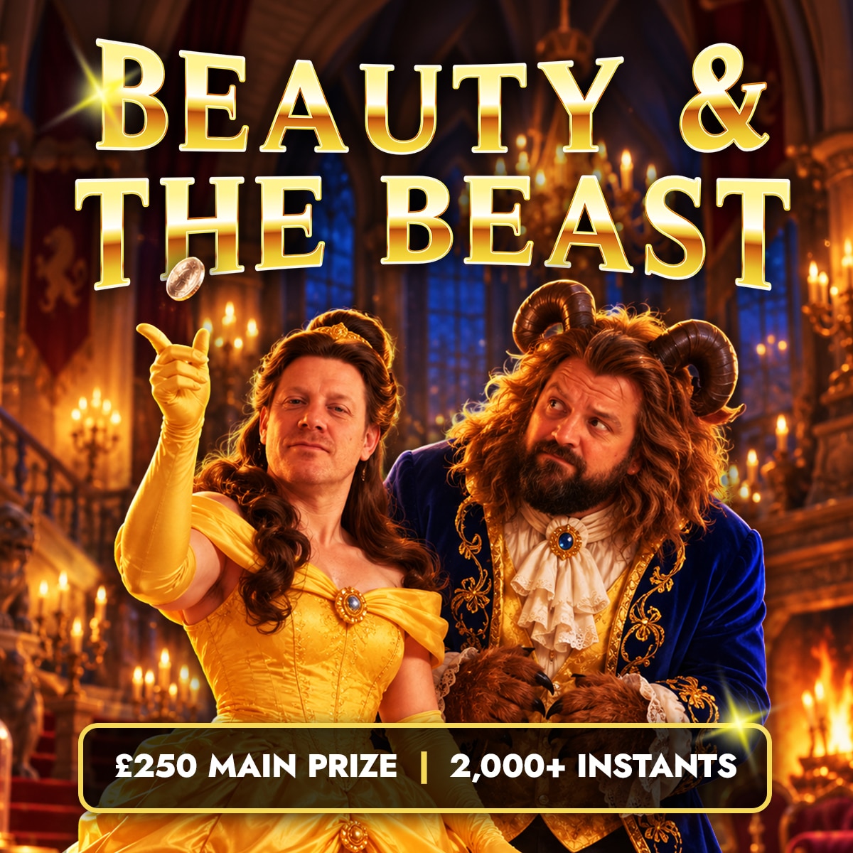 Beauty And The Beast (2,242 Instant Wins)