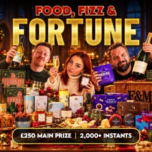 Food, Fizz & Fortune (2,000+ Instant Wins)